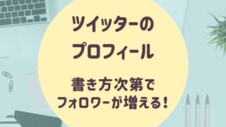 ツイッターのプロフィール